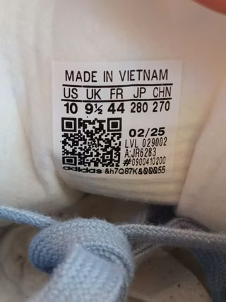 Adidas Originals Gazelle JR6283 Blu 44