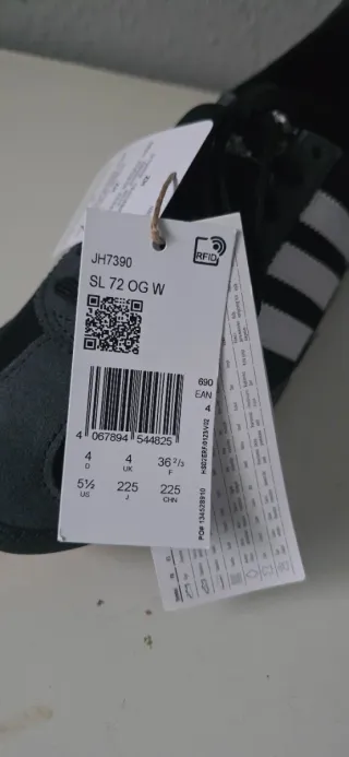 Adidas SL 72 OG W Negro/Gris