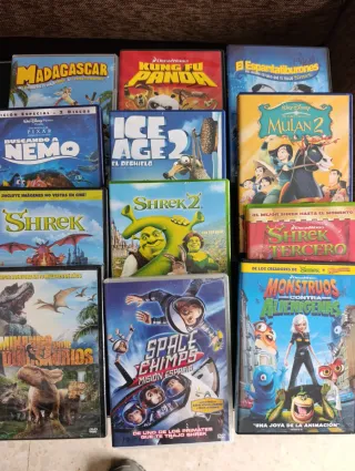 Lote Películas DVD Infantiles Variadas