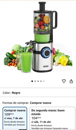 Licuadora de prensado en frío