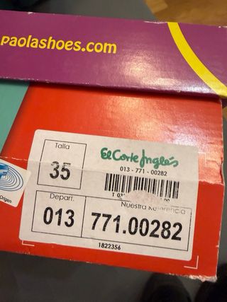 Zapatos negros Paola niña talla 35