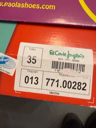 Zapatos negros Paola niña talla 35