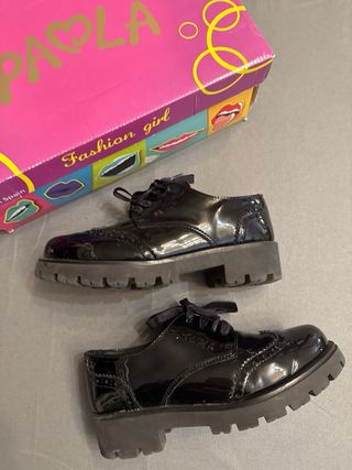 Zapatos negros Paola niña talla 35