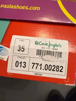 Zapatos negros Paola niña talla 35