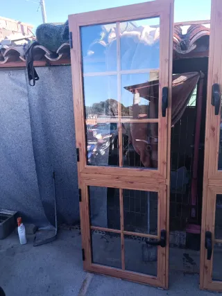 Ventanas aluminio madera abatibles