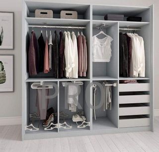 Appendiabiti estraibile per armadio - Emuca