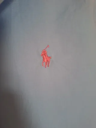 Camisa mujer Polo Ralph Lauren azul.