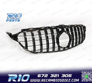 PARRILLA MERCEDES W205 19- LOOK AMG GT NEGRO
