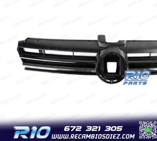 PARRILLA VOLKSWAGEN VW GOLF 7.5 17-20 LOOK R NEGRO CROMO