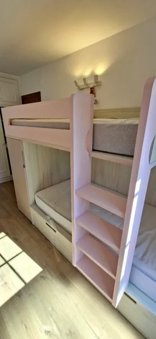 Litera Cama Tren Infantil-Juvenil