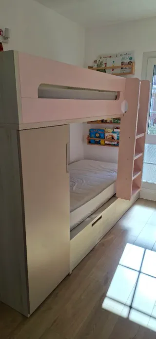 Litera Cama Tren Infantil-Juvenil