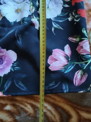 Vestito floreale nero taglia M