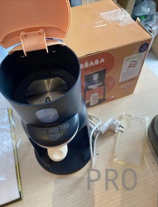 Riscaldatore per biberon Bib'Expresso di Béaba, istantaneo, rapido, a bagnomaria, blu mezzanotte