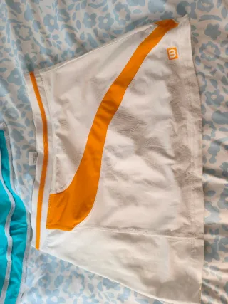 Falda de tenis Wilson blanca
