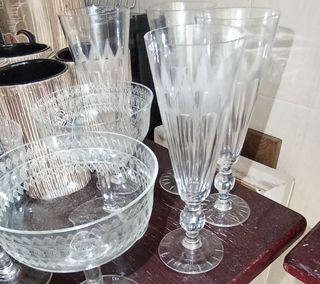 Cristalería Antigua Copas y Vasos años 60-70