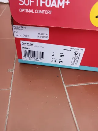 Puma Skye Grigio Bianco Scarpe Donna