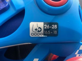 Patines ajustables talla 26-28