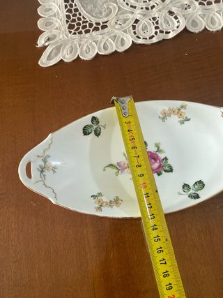 Bandeja porcelana Bohemia antigua