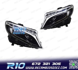 FAROS MERCEDES CLASE V W447 VITO 14-20 FULL LED