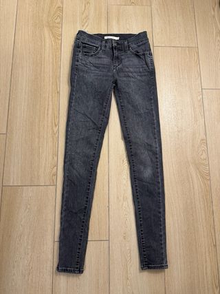 Levi's 710 Super Skinny W24 L30 Grigio