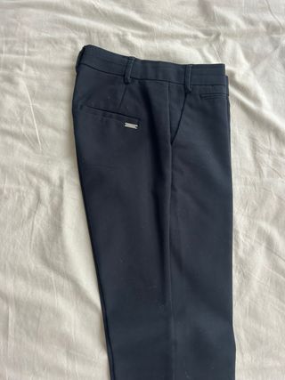 Pantalón Mango Negro Mujer