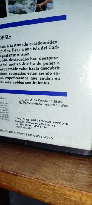 El Guerrero Americano II VHS
