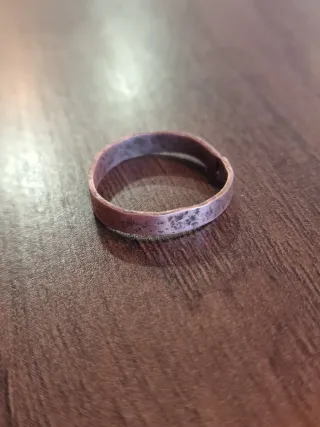 Anillo Cobre Artesanal Ajustable