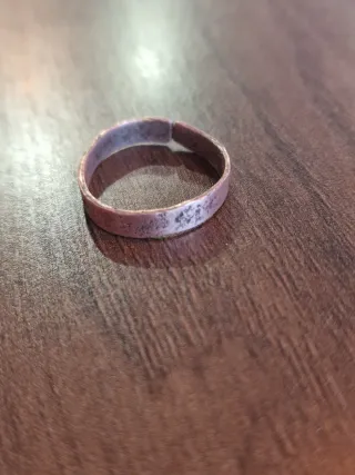 Anillo Cobre Artesanal Ajustable