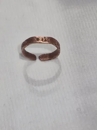 Anillo Cobre Artesanal Ajustable