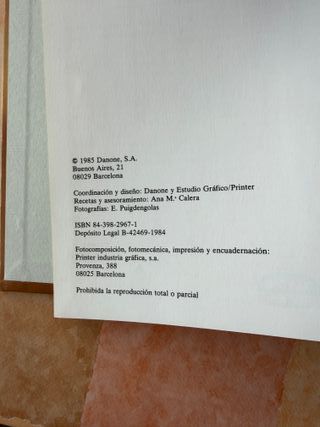 Libro: Yoghourt a la carta