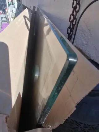 Mesa de cristal de comedor