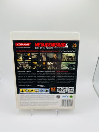 Metal Gear Solid 4 PS3 PAL ITA Completo
