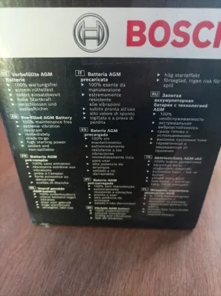 Batería Bosch FA 115 AGM 12V 12Ah