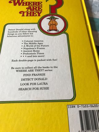 Where Are They? Detective Donald. Libro juego