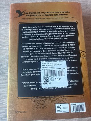Saga libros alas de sangre