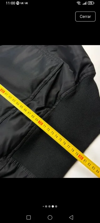 Chaqueta Alpha Industries Negra Talla XXL