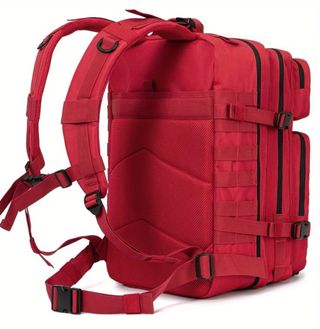 Mochila Táctica Militar Roja 50L Nueva