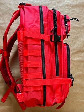 Mochila Táctica Militar Roja 50L Nueva