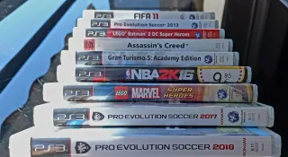 Lote 9 Juegos PS3: FIFA, PES, NBA, LEGO, Assassin'