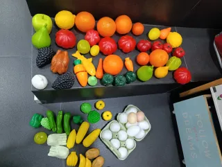 Juego Cocina Juguete Frutas Verduras