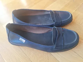 Pablosky Merceditas escolares piel,  azul marino
