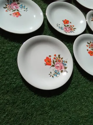 Vajilla San Claudio Porcelana Flores