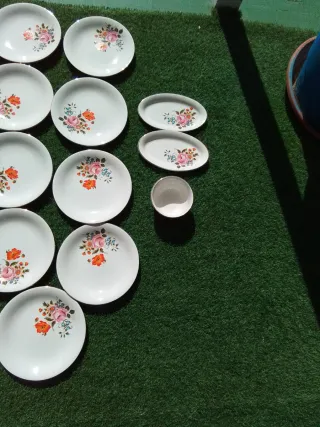 Vajilla San Claudio Porcelana Flores