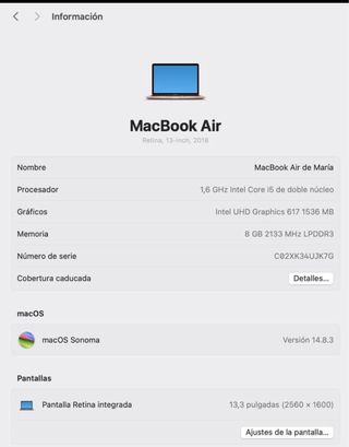 MacBook Air 2018 Oro Rosa