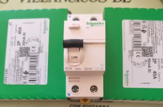 2 x Interruptor Diferencial Schneider Electric