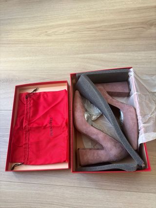 Zapatos de tacón Pura Lopez rosa
