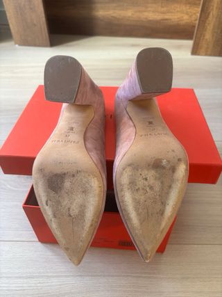 Zapatos de tacón Pura Lopez rosa