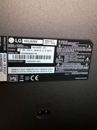 Smart tv LG 49 pulgadas
