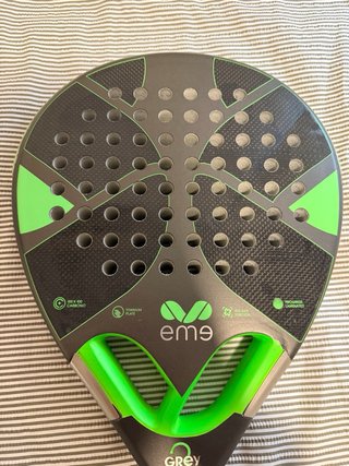 Pala de pádel EME 3 Grey Titanium con funda