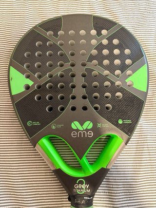 Pala de pádel EME 3 Grey Titanium con funda